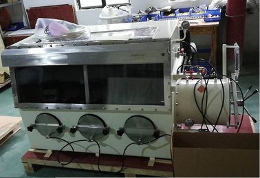 3つの手袋の港およびPMMAの窓MTSTX3が付いている不活性ガスの真空のグローブ ボックス