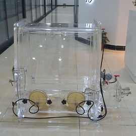 安定した構造との危険な位置のカスタマイズされたクリーンルームのグローブ ボックスの使用