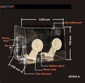 よい力のストリップが付いているデスクトップの分離のグローブ ボックス性能Mt004のタイプAを密封します