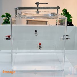 物質的な貯蔵のための10mmの厚さの実験室のグローブ ボックスのアクリルの容器