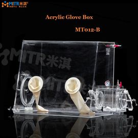 PMMAの予然室が付いている物質的な実験室のグローブ ボックスMT012のタイプB 2の手袋の港