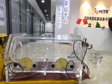 実験室の真空のグローブ ボックスのプレキシガラスのリチウム イオン電池のための透明なテストの部屋