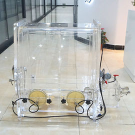 安定した構造との危険な位置のカスタマイズされたクリーンルームのグローブ ボックスの使用