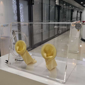 隔離された実験室のグローブ ボックス、回転のコーターのための外形図の携帯用グローブ ボックス