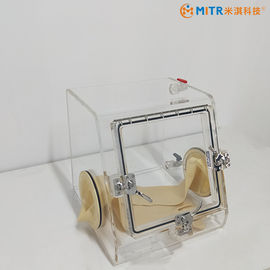 不活性大気の実験の部屋が付いているサンプル構造の実験室のグローブ ボックス